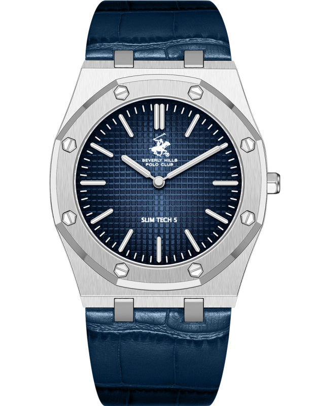 Beverly Hills Polo Club – Slim Tech 5 Blue Leather