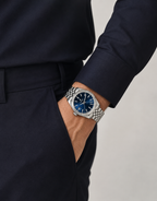 Beverly Hills Polo Club – Silver Blue Dial Date Watch